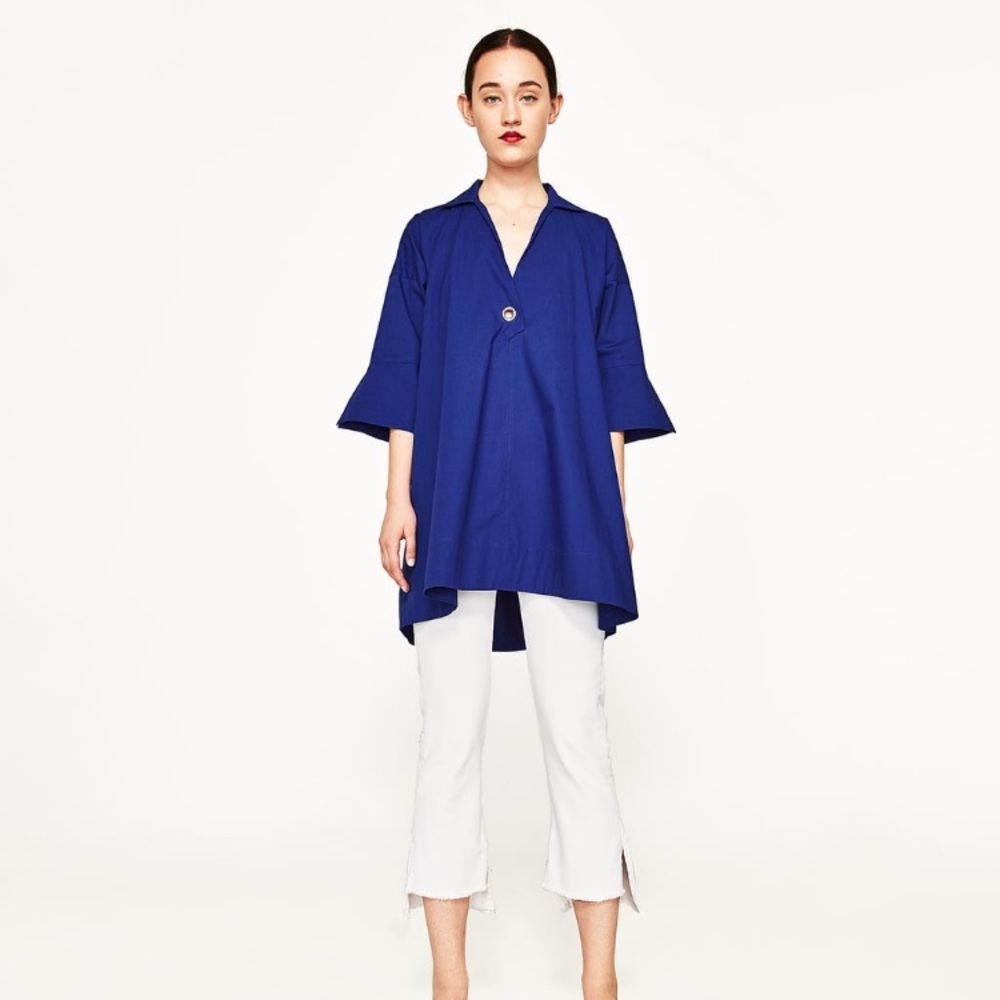 Zara Blue Dress Shirt